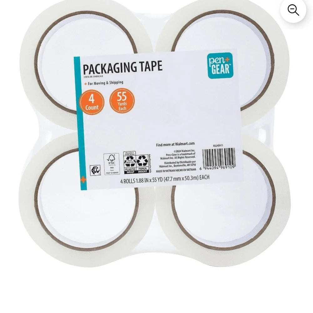 🦋Restocked🦋  Pen + Gear Packaging Tape 4-Pack NIP